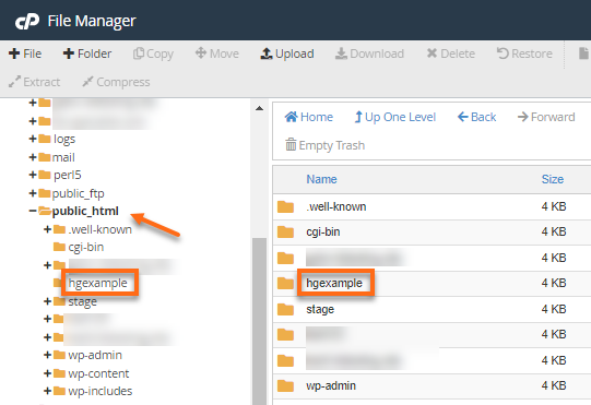 Addon/Subdomain directory inside public_html