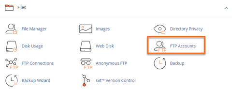 HostGator cPanel FTP accounts