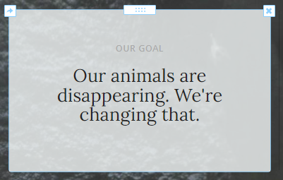 Weebly - Hover over an element