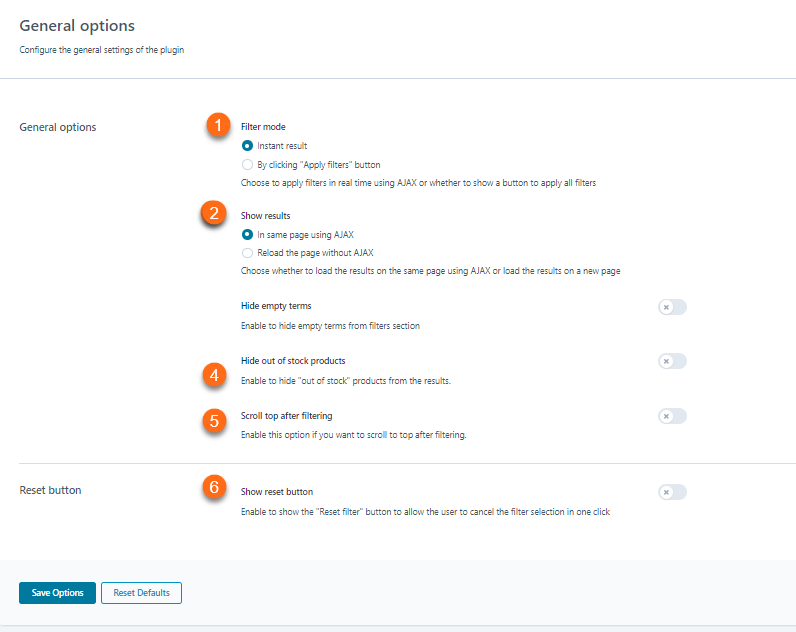 YITH General Options