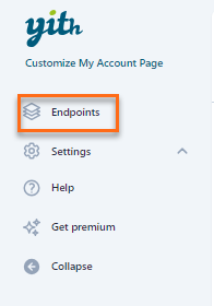 Endpoints tab